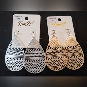 🆕 Filigree Teardrop Earrings